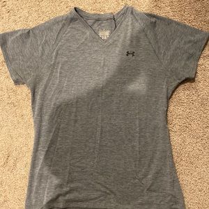 Grey Underarmour workout t shirt